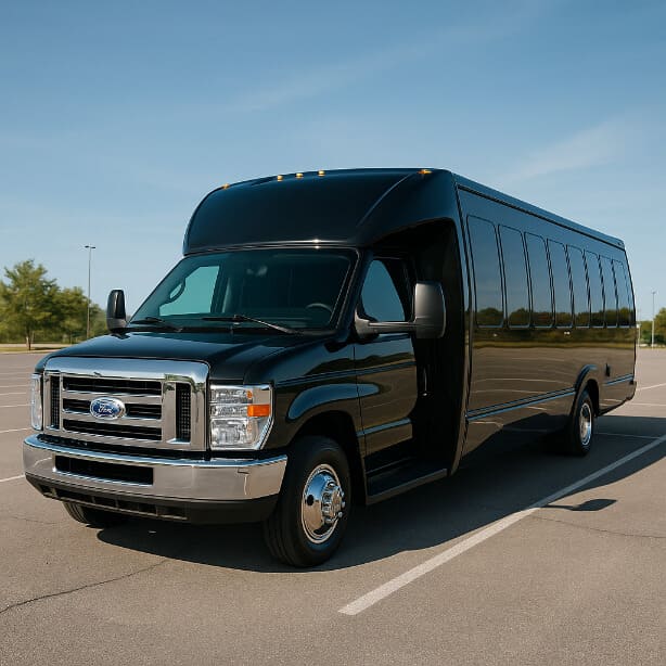 McAllen Shuttle Bus Rentals 18 Passenger Shuttle Bus