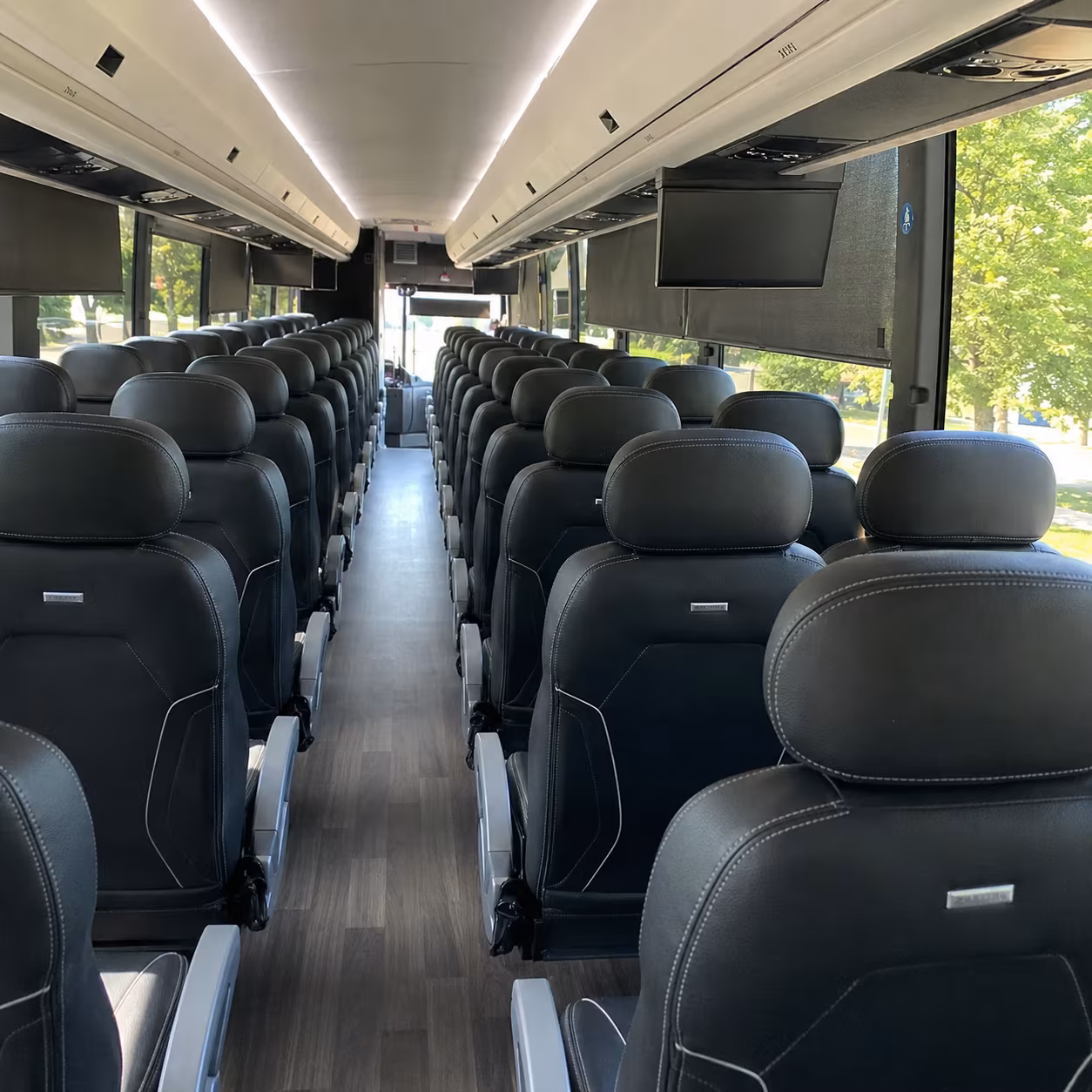 mcallen bus rental service area
