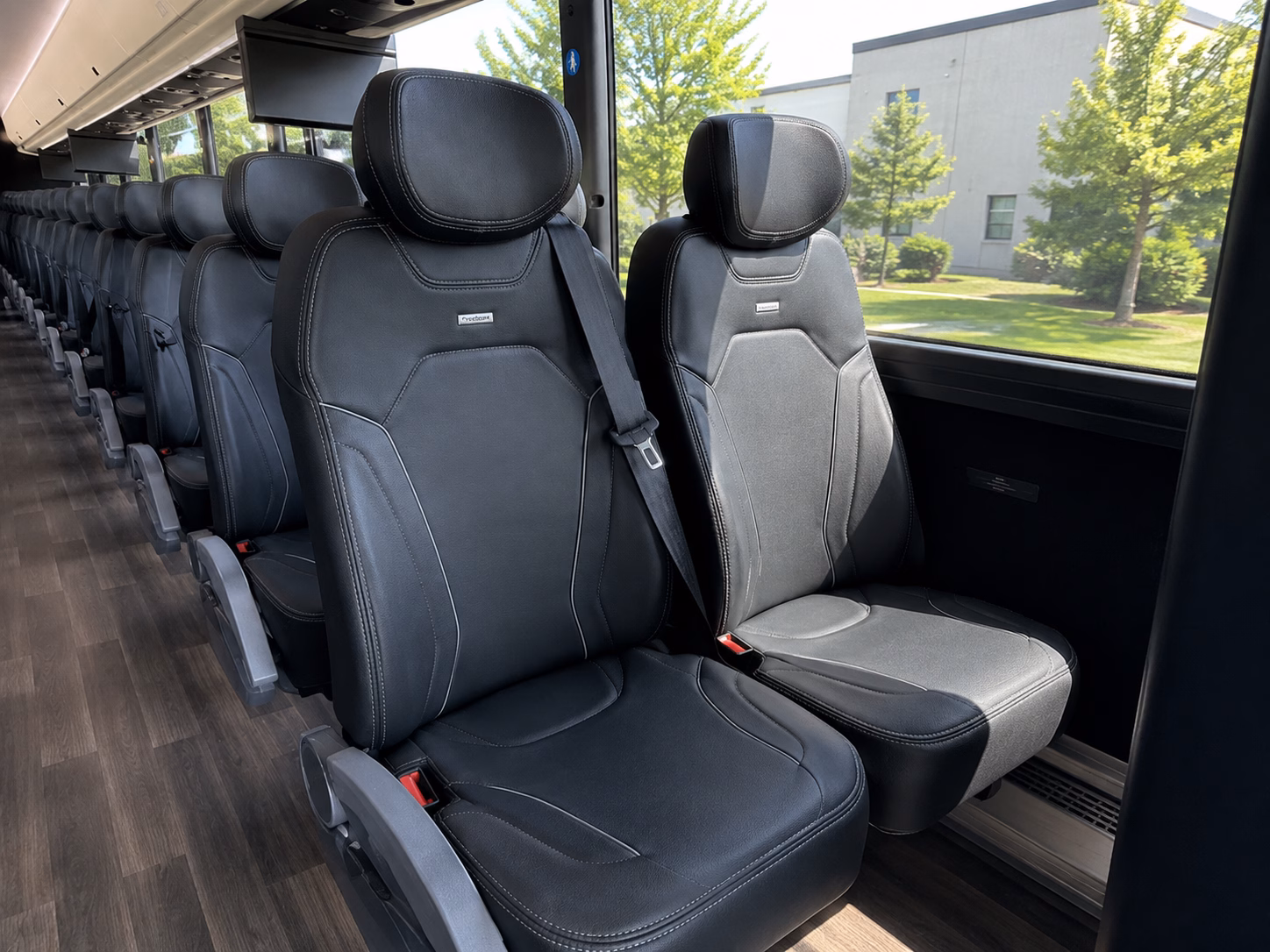 mcallen charter bus interior
