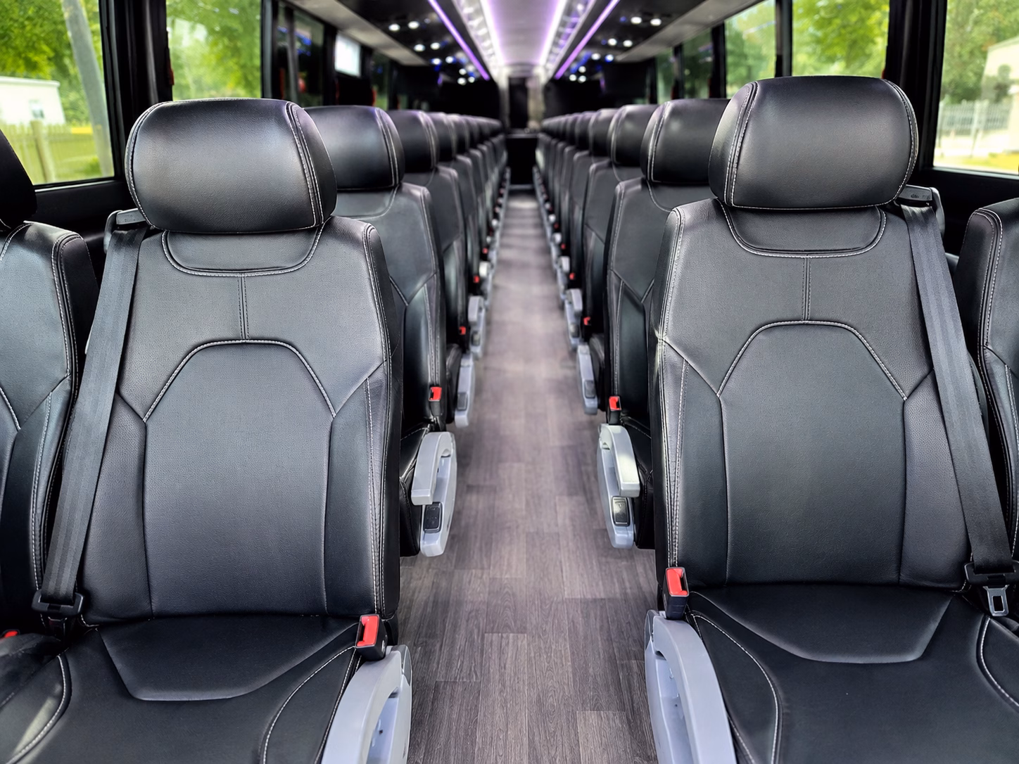 the bus type and amenities